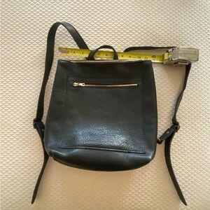 Portland Leather Black Backpack